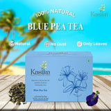 Kasika's Combo Pack of Blue Pea Tea & Chamomile Tea  Natural Fresh & Herbal Tea | Caffeine Free and No additives or artificial flavors,