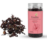 Kasika Hibiscus Herbal Tea – Loose Leaf Tea in a Box | 100% Natural, Caffeine-Free | Rich in Antioxidants | Supports Heart Health & Immunity | Hot & Iced | Vegan & Gluten-Free